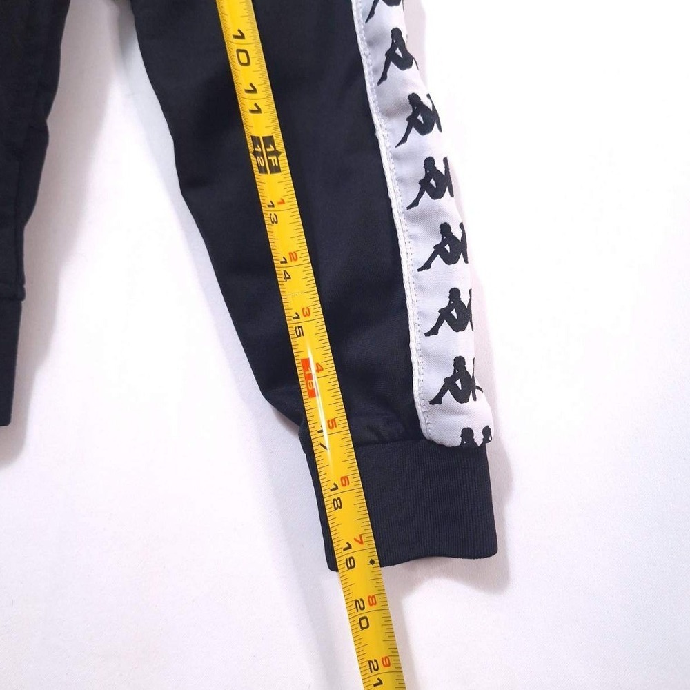 Kappa Track Jacket‎ Full Zip Black White Logo Tape Athleisure Womens S Retro - Picture 11 of 11